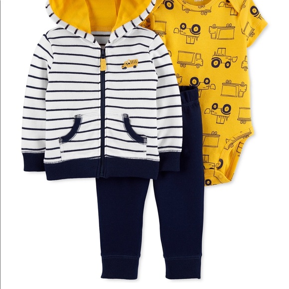 CARTER’S 3-PCs Baby clothes 12 mos NWT - Picture 5 of 6